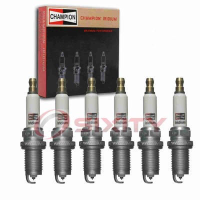 6 pc Champion Iridium 9812 Spark Plugs for ZFR6BPG SKJ20DR-M11S SKJ20DR-M11 xj