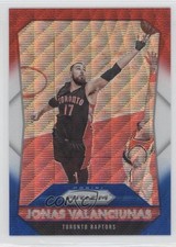 2015-16 Panini Prizm Red White & Blue Prizm Jonas Valanciunas #151 5h9