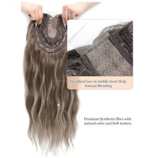 Women's Wavy Hair Topper - Adds Volume  Length, Lightweight