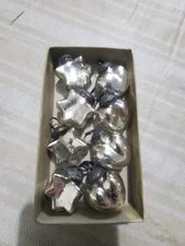 Glass Star / Heart -4 Hearts-4 Stars  Christmas Ornaments