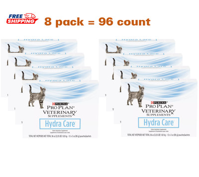 8 Pack, Purina  Pro Plan  Veterinary Cat Supplement - Hydra Care 12 ct-3 oz