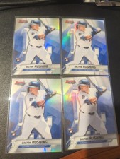 2025 Bowman’s Best Dalton Rushing RC Lot 4x Refractors #33 Dodgers