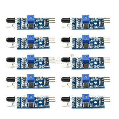 10PCS Smart Car Robot IR Infrared Obstacle Avoidance Sensor For   New #yi