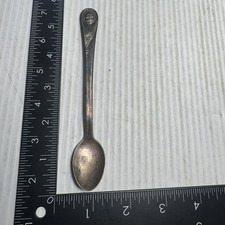Antique Gerber Silver Plated Baby Kids Spoon Winthrop Is Vintage