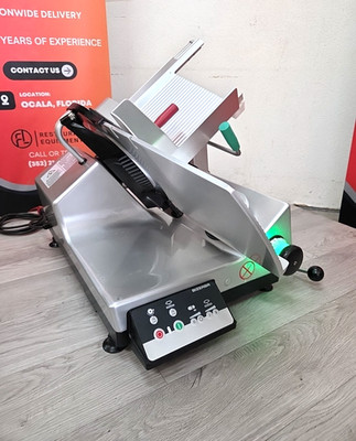 DEMO 2023 13'' Bizerba AUTOMATIC SLICER GSP HD 33e25HIIIu - WATCH VIDEO!