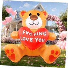 7 FT Valentines Inflatables Outdoor Decorations, Blow up Valentine's Day Big