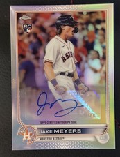 2022 Topps Chrome Update Series - Autographs Jake Meyers #AC-JM (AU, RC)