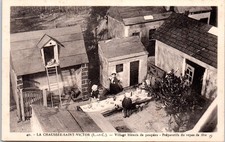 41 LA CHAUSSEE SAINT VICTOR - village blesois, preparatifs du repas