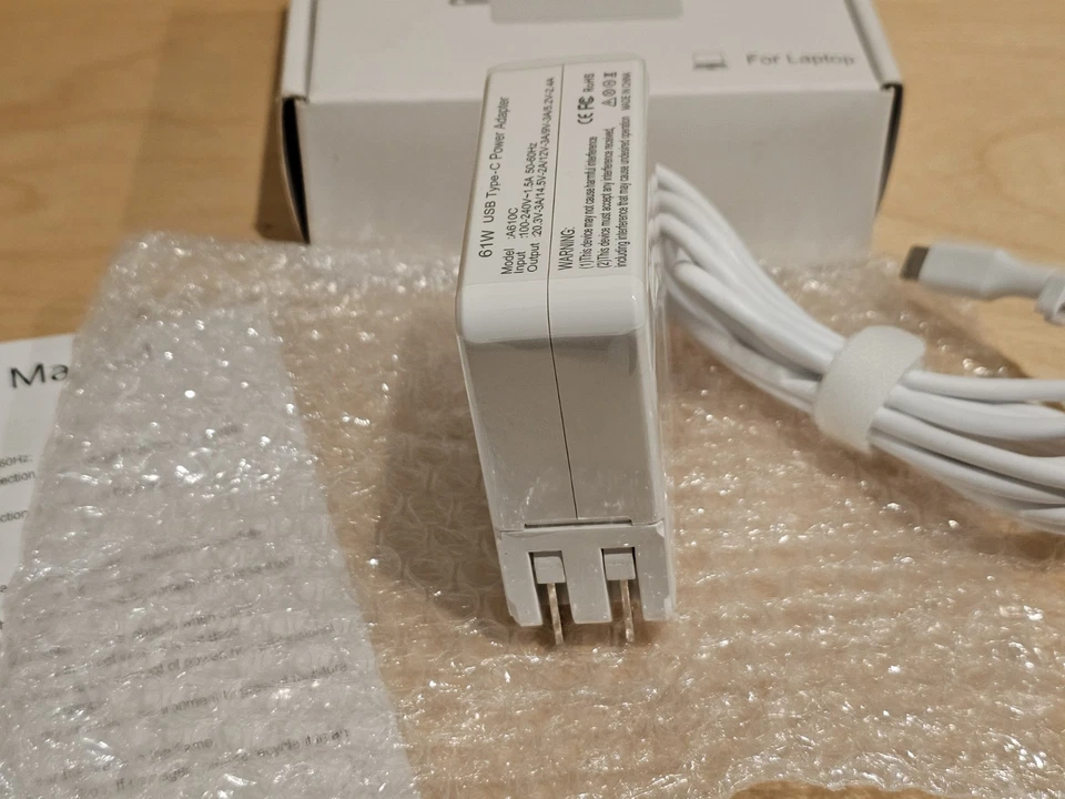 NEW 65W Laptop Charger Type USB-C Wall Adapter & FREE SHIPPING - Image 3 of 4