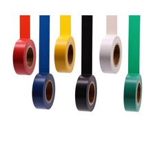 Electrical Tape Colors 6 Pack 0.7-Inch by 30 Feet, Voltage Level 600V Dustpro...