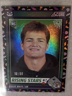 2024 Score Rising Stars Drake Maye Score-a-treat (RC) 16/99 Rookie NM