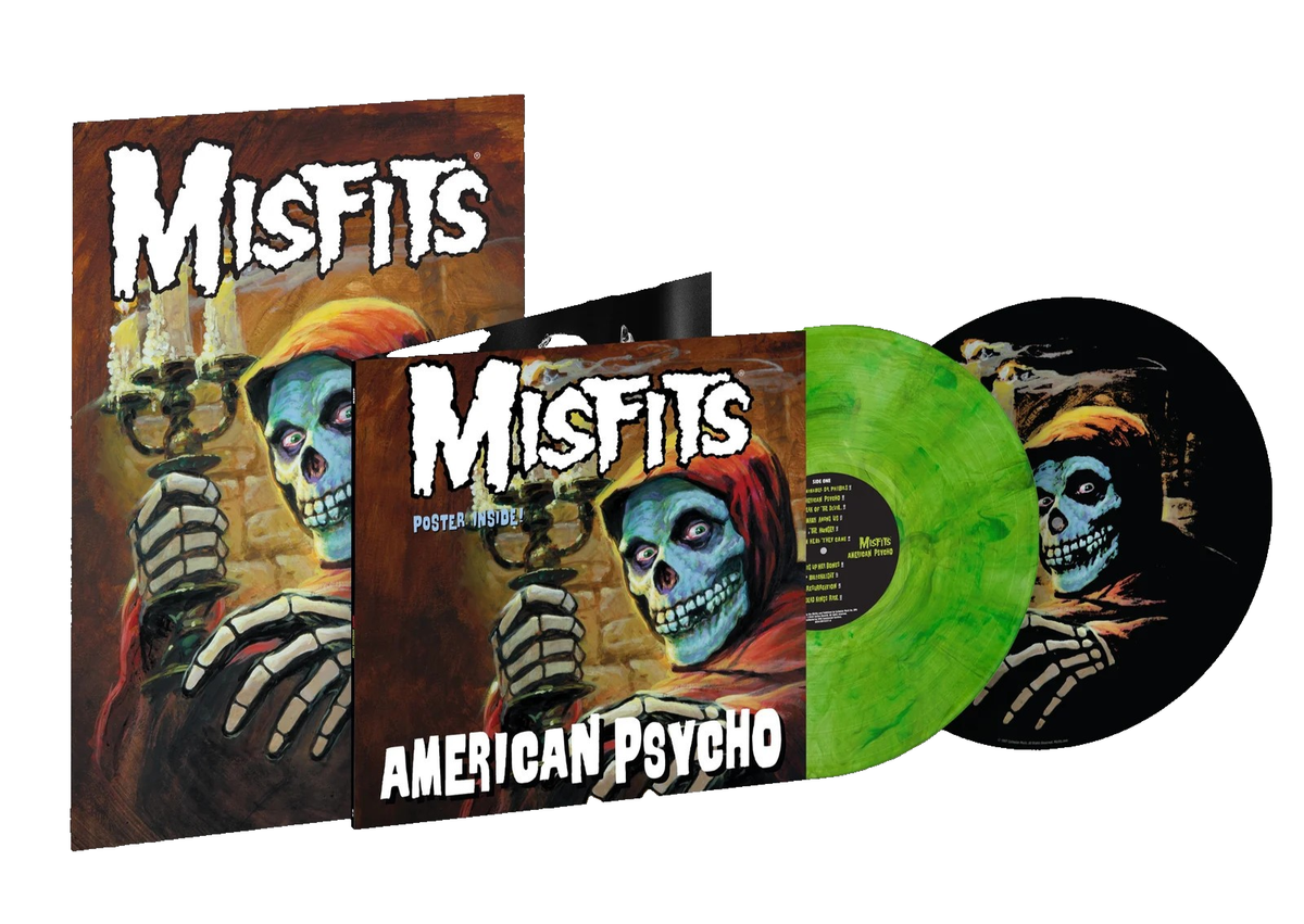 MISFITS - AMERICAN PSYCHO Vinyl LP IVC *HALLOWEEN* Poster +