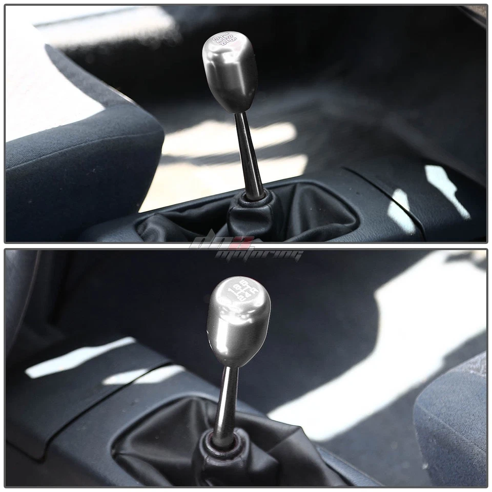 FOR 88-00 CIVIC/INTEGRA MT/MANUAL SILVER SINGLE BEND SHORT THROW SHIFTER+BUSHING - Изображение 3 из 4