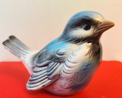 Vintage GOEBEL Bluebird CV73 Tail Down Bluebird Figurine West Germany 1970s