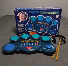 Digital Percussion Drum Pad w/ Sticks Headphone/Microphone Kids Scientific Toys