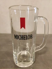Vintage Michelob Glass Beer Mug Heavy 6 Inch