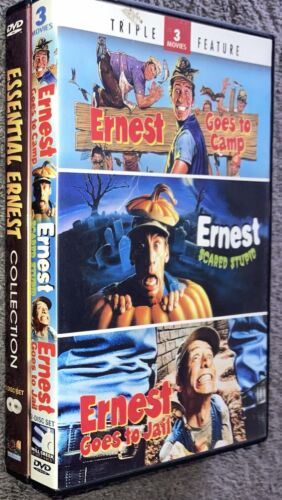 Ernest Goes to Camp/Jail/Africa/Scared Stupid/In Army/Hey Vern DVD Jim Varney - Picture 3 of 4