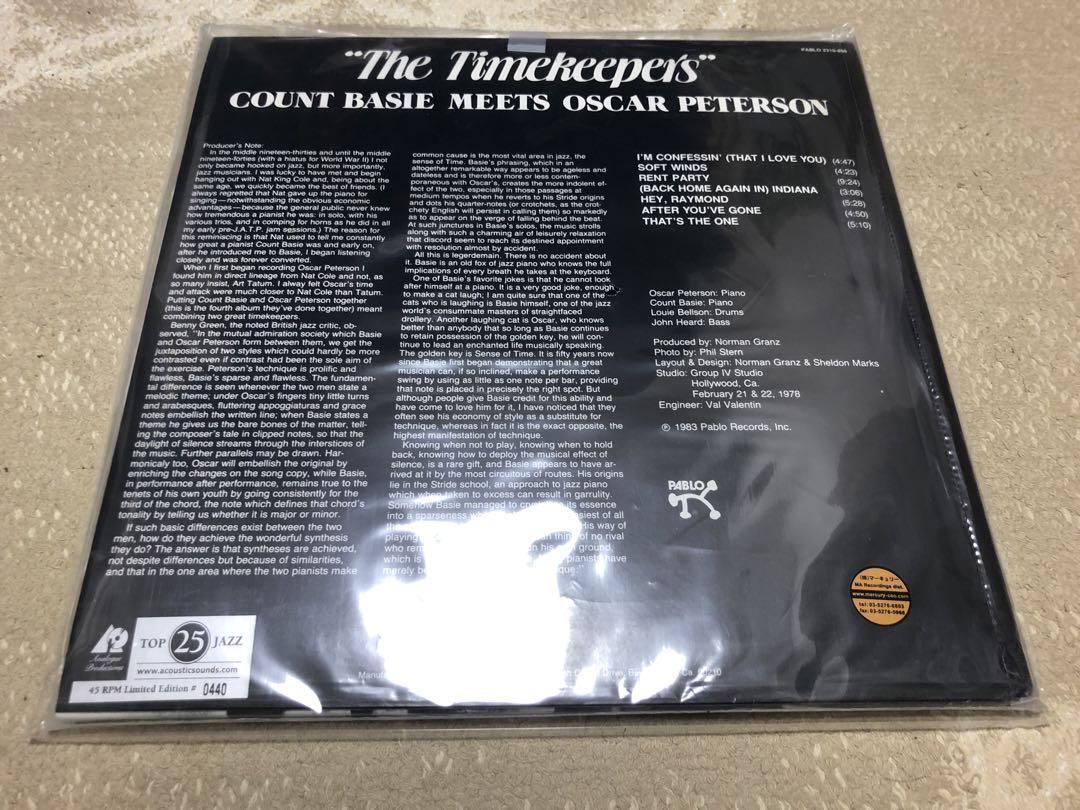 未開封 アナプロ Count Basie Timekeepers 45rpm Anapro Count Basie Timekeepers 45Rpm | eBay