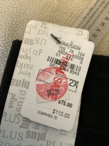 Cirana pants 2X womens black stretch Nieman Marcus NWT - Imagen 6 de 6