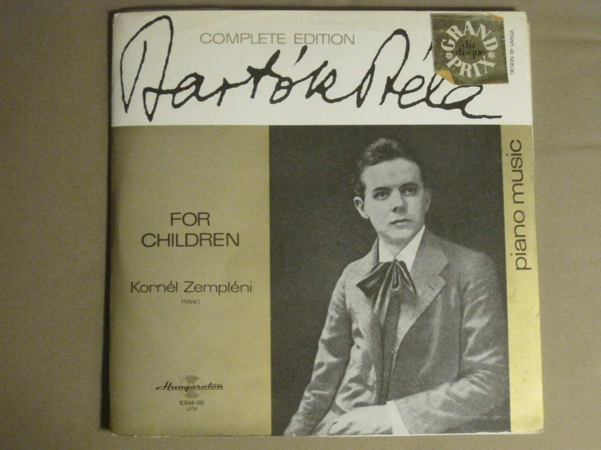 bolist Hansten Klork レコード 2LP BARTOK BELA / KORNEL ZEMPLENI FOR CHILDREN 2LP HUNGAROTON