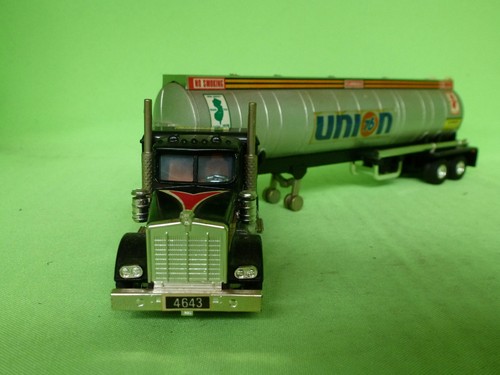 SHINSEI MINI POWER 643 KENWORTH TRUCK OIL TANKER TRAILER - GOOD CONDITION - V7 - Imagen 2 de 5