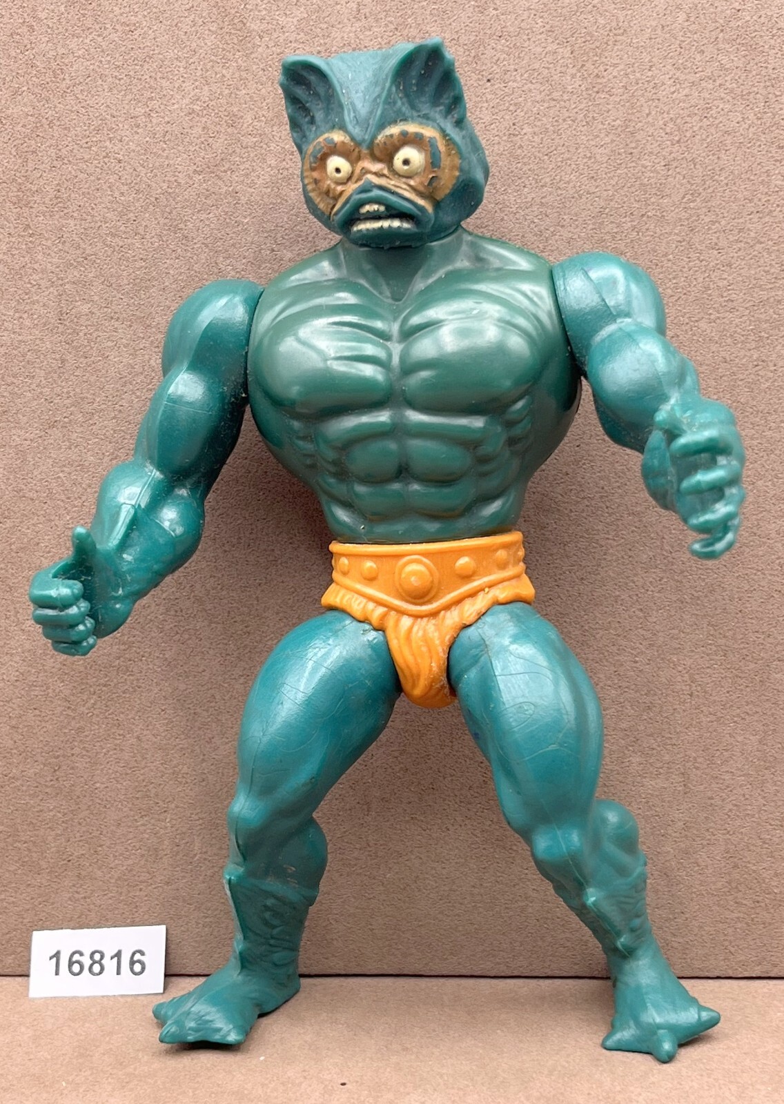 Vintage 1981 He-Man Merman MOTU Masters of the Universe Action Figure Tight Legs Action Works