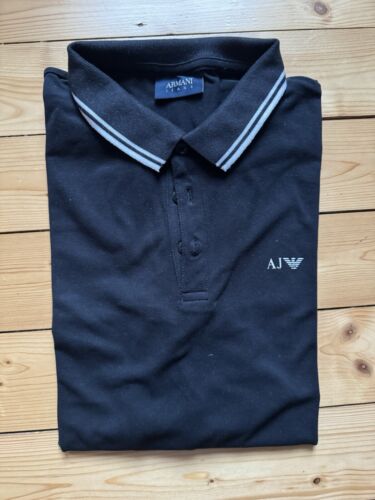 ORIGINAL !! Giorgio ARMANI Langarm-Polo-Shirt des ital. Edel-Kultdesigners