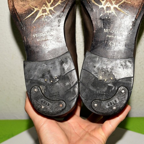 Jo Ghost Leather Lace Up Shoes Men 43 - Picture 15 of 17