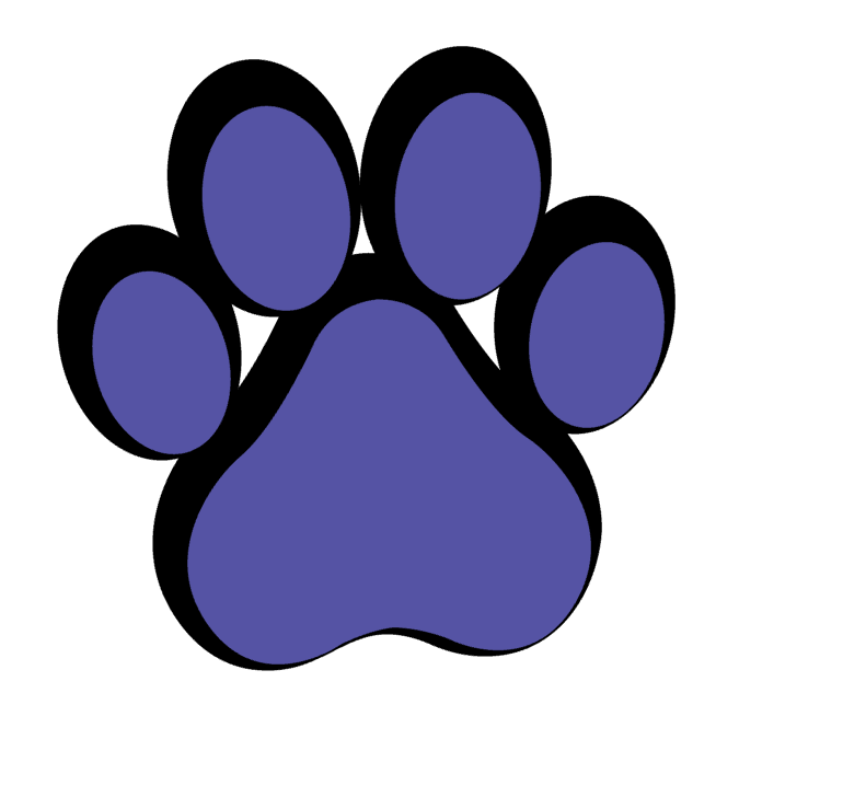 Paw Print Vinyl Decal Sticker Multicolor Choice a3687