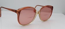 Vintage Tura 636 Brown Oval Sunglasses Israel FRAMES ONLY