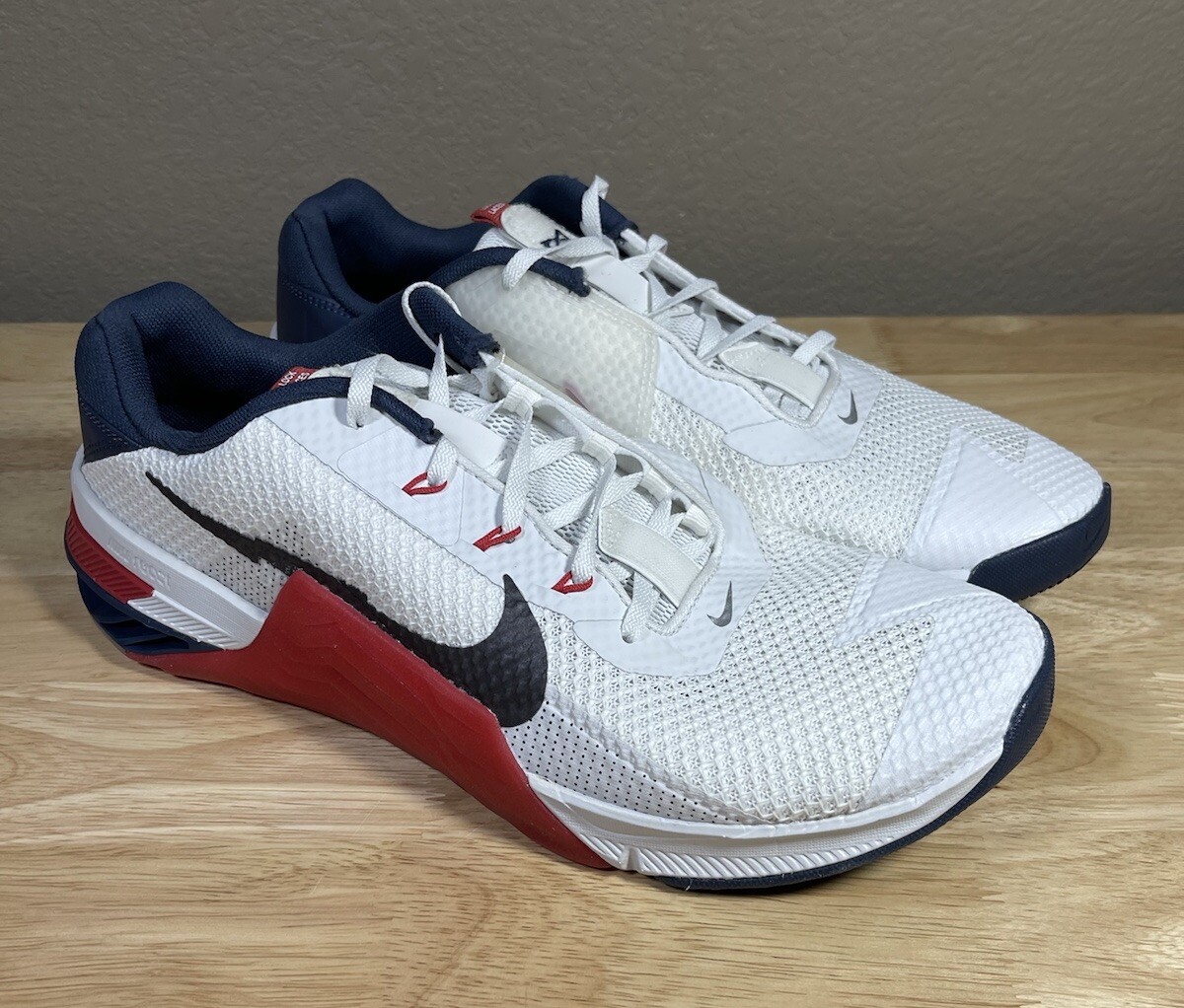 Nike Metcon 7 Training Shoes “USA” Summit White Red Blue Nike Metcon 7 Training Shoes “USA” Summit White Red Blue