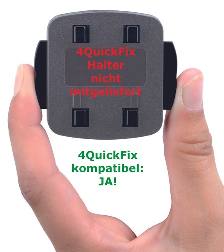 Für GARMIN Navi mobile Navigationsgeräte RICHTER Adapter 4 Krallen 4QuickFix HR - Bild 7 von 10