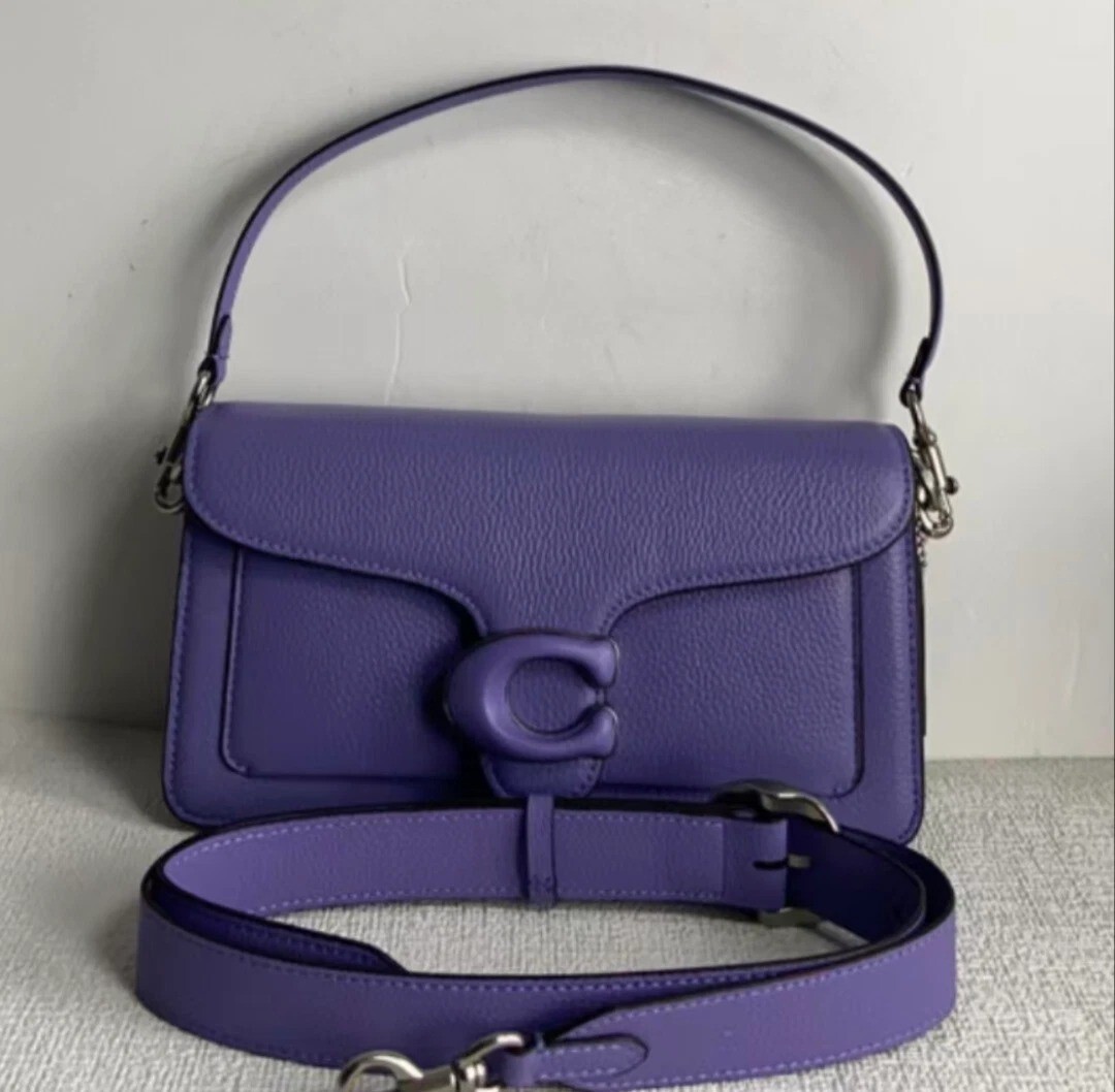 COACH Tabby Shoulder Bag 26 Purple CH735 Outlet NEW | eBay