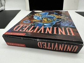 Rare Uninvited Nintendo Entertainment System NES Box and Poster Only Excellent