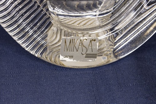 Mikasa crystal oval photo frame "Polished Portraits" NEW in box Vintage - Bild 7 von 9