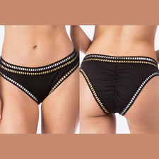 NWT 55 La Blanca Threading Along Cheeky Bikini Bottoms  SZ 12  3715