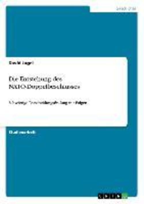 Thumbnail - David Jugel | Die Entstehung Des Nato-doppelbeschlusses | Taschenbuch