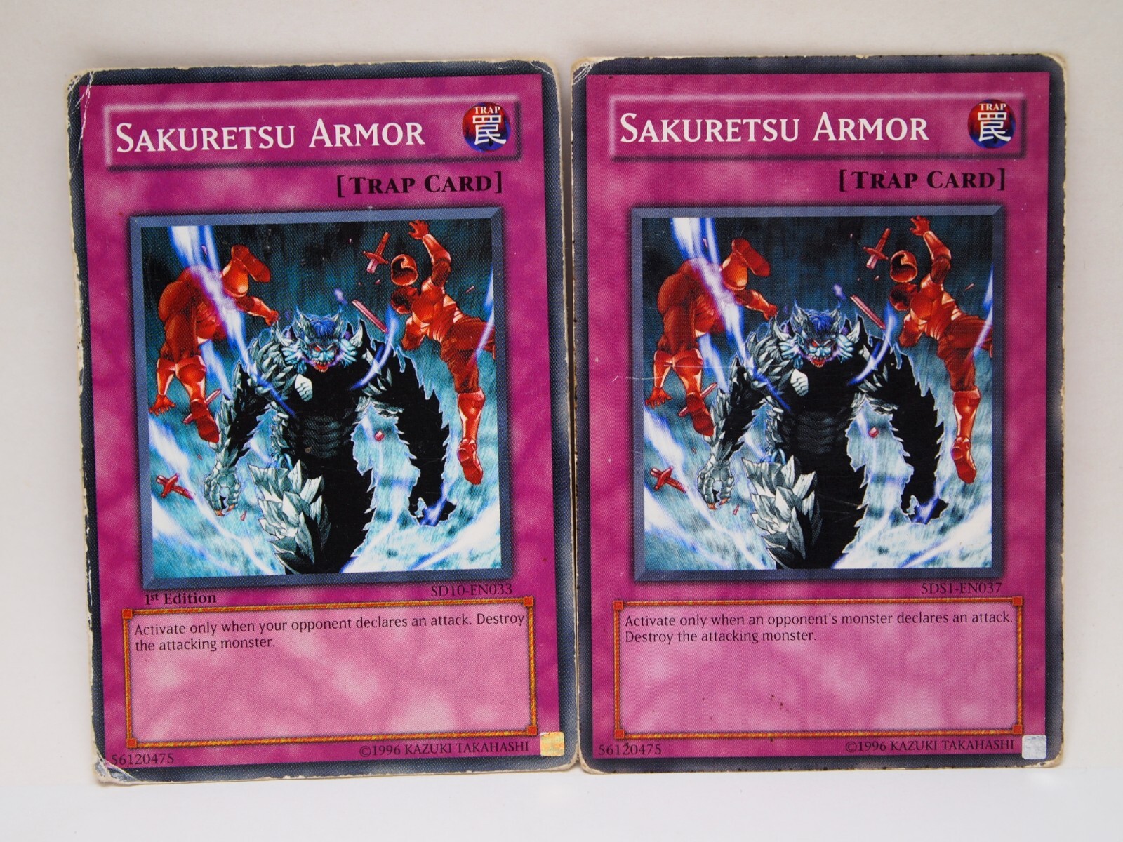 2x Sakuretsu Armor SD10-EN033 5DS1-EN037 Common MP