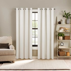 Eclipse Duotech Total Blackout 84 Inch Marks Ivory Panels | eBay