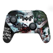 BATMAN ARKHAM CITY GRAPHICS VINYL SKIN DECAL FOR NINTENDO SWITCH PRO CONTROLLER