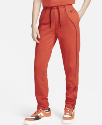 Nike Air Women's Mid-Rise Fleece Joggers Size Small DQ6563-696