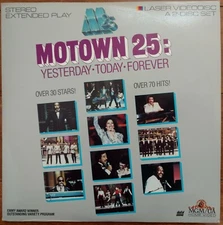 MOTOWN 25 Laserdisc Yesterday, Today & Forever 70 Hits Star Studded  LD 