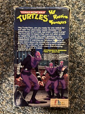 Teenage Mutant Ninja Turtles - Hot Rodding Teenagers VHS 1987 | eBay