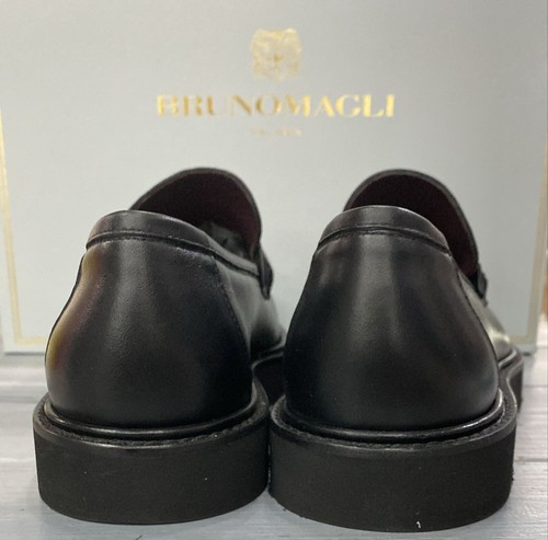 BRUNO MAGLI scarpa uomo size Eu 42 mocassino pelle nero (sole 30,5 cm)BM034 - Foto 6 di 9