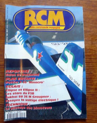Modellflugzeug R C M FUNKSTEUERUNG MAGAZIN Nr. 158 Plan incar Pottier P 60 Minacro
