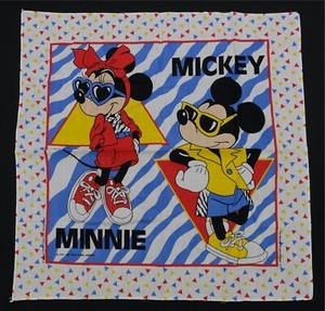 Rare Vintage WALT DISNEY Mickey Minnie Mouse Sunglasses 1989 Bandana 80s 90s