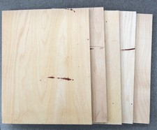 5 X 6mm Plywood Sheet Offcuts Aprox 245mm X 195mm Wood Board