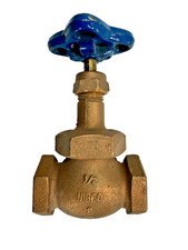 NIBCO T-235-Y Bronze Globe Valve w/ Teflon Disc 1/2" NPT Ends 150 SWP / 300 WOG