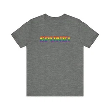 LBGTQ+ Spunk Lube Unisex Tee, Pride Shirt, LGBTQ Rainbow Tee, LGBT Pride