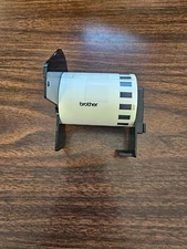 Sample Roll DK2205 Genuine Brother Continuous Labels White Paper Tape 2.4"x26.2’